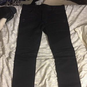 Balmain Paris men’s biker jeans size 30 can fit 29
